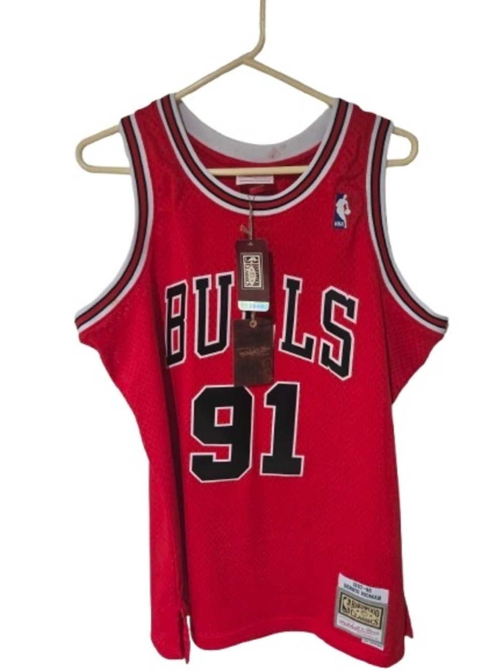 Chicago Bulls 1996/97 Mitchell & Ness  Dennis Rodman #91 Hardwood Classic Jersey